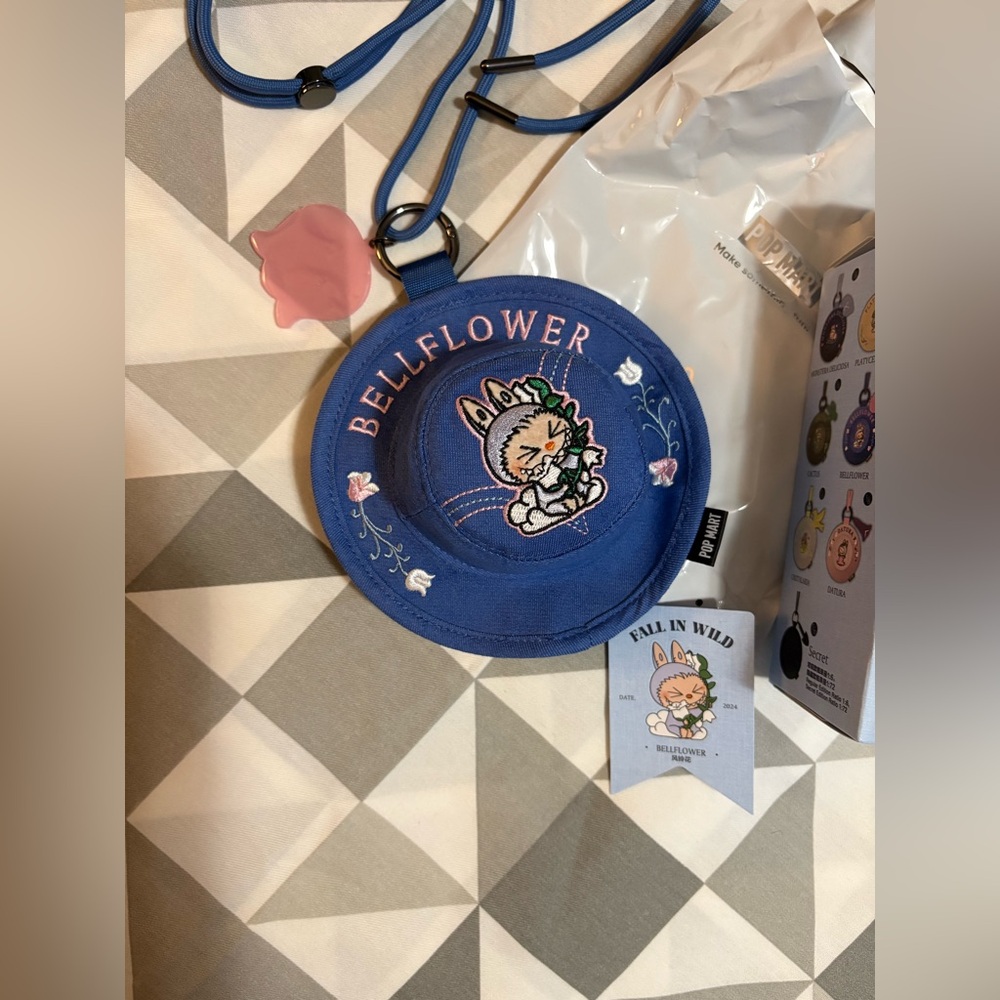 POP MART Labubu The Monsters Fall in the Wild series bucket hat mini bag - Picture 3 of 7